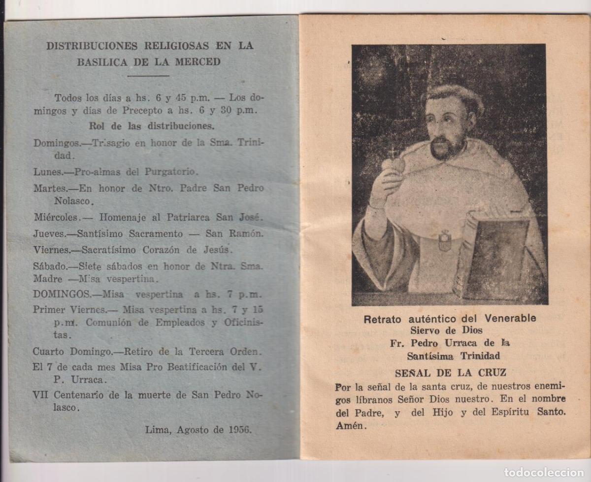Libros de segunda mano: Bas&iacute;lica de nuestra Se&ntilde;ora de la merced. Lima, Agosto de 1956
