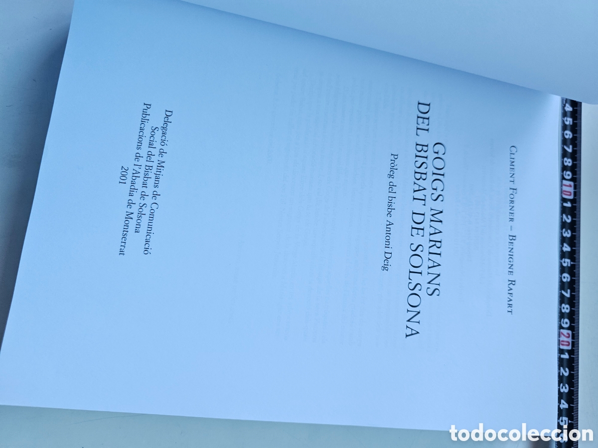 Libros de segunda mano: Libro Goigs Marians del Bisbat de Solsona 2001 - Foto 2