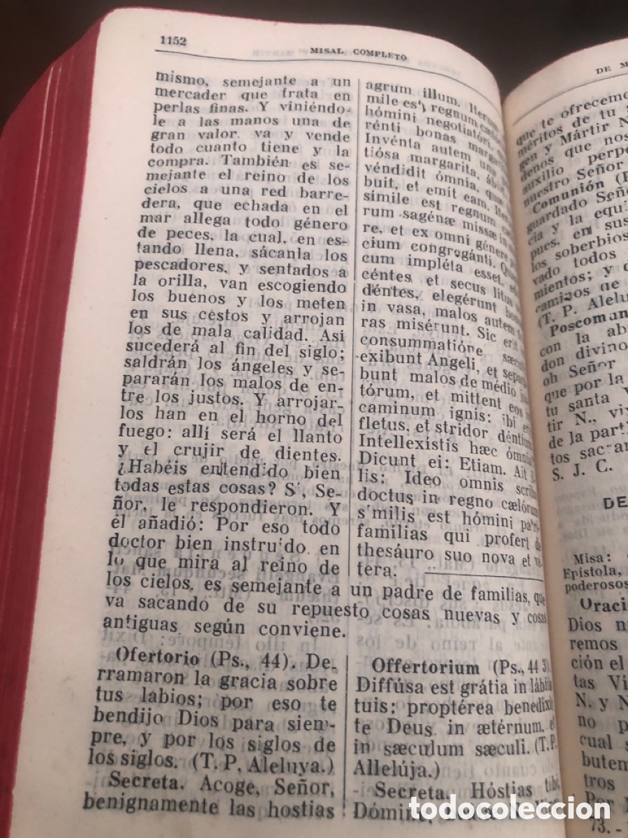Libros de segunda mano: Antiguo Misal. Libro - Foto 8