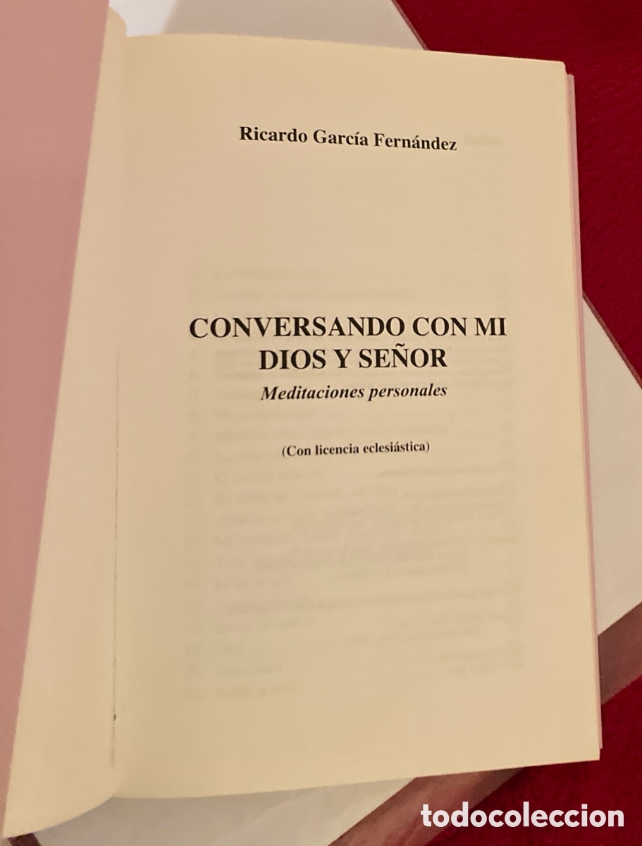 Libros de segunda mano: conversando con mi Dios y Se&ntilde;or - Foto 2