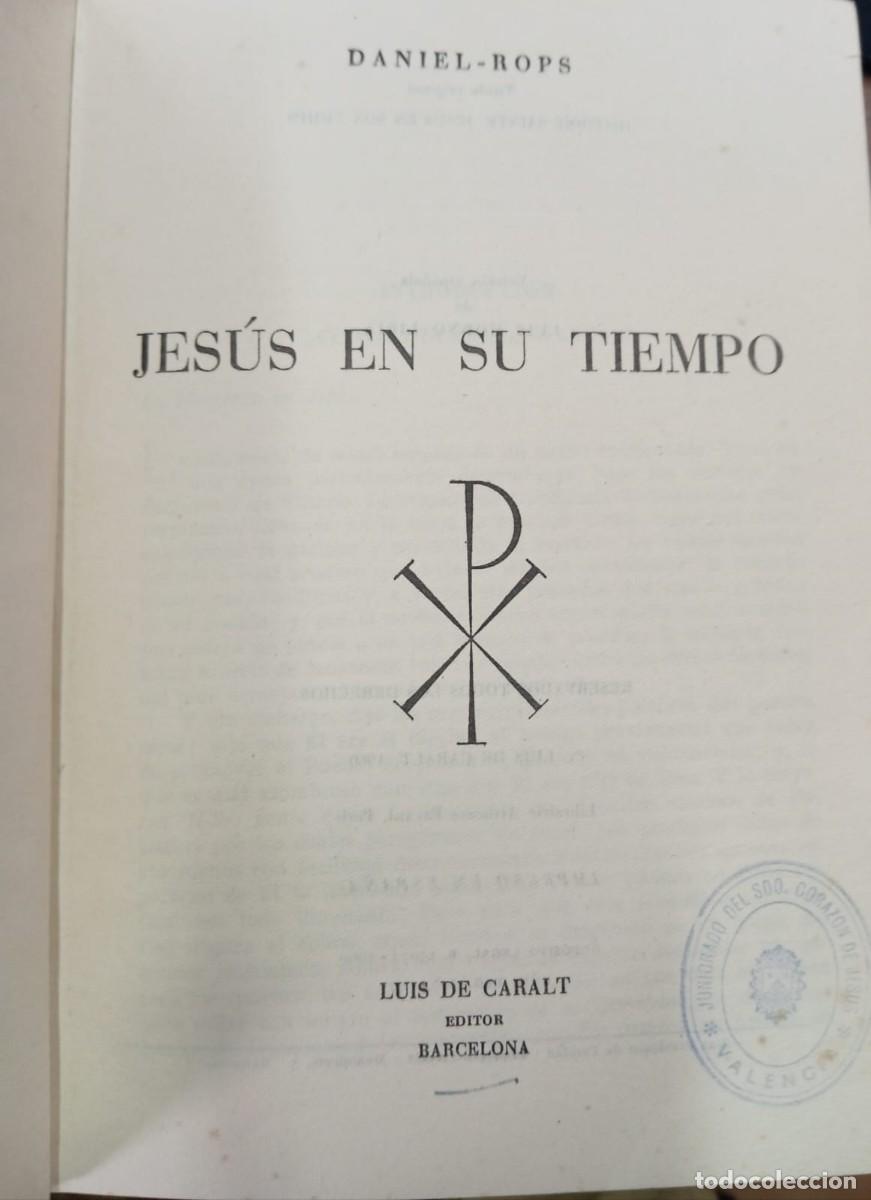 Libros de segunda mano: JES&Uacute;S EN SU TIEMPO, DANIEL ROPPS - Foto 1