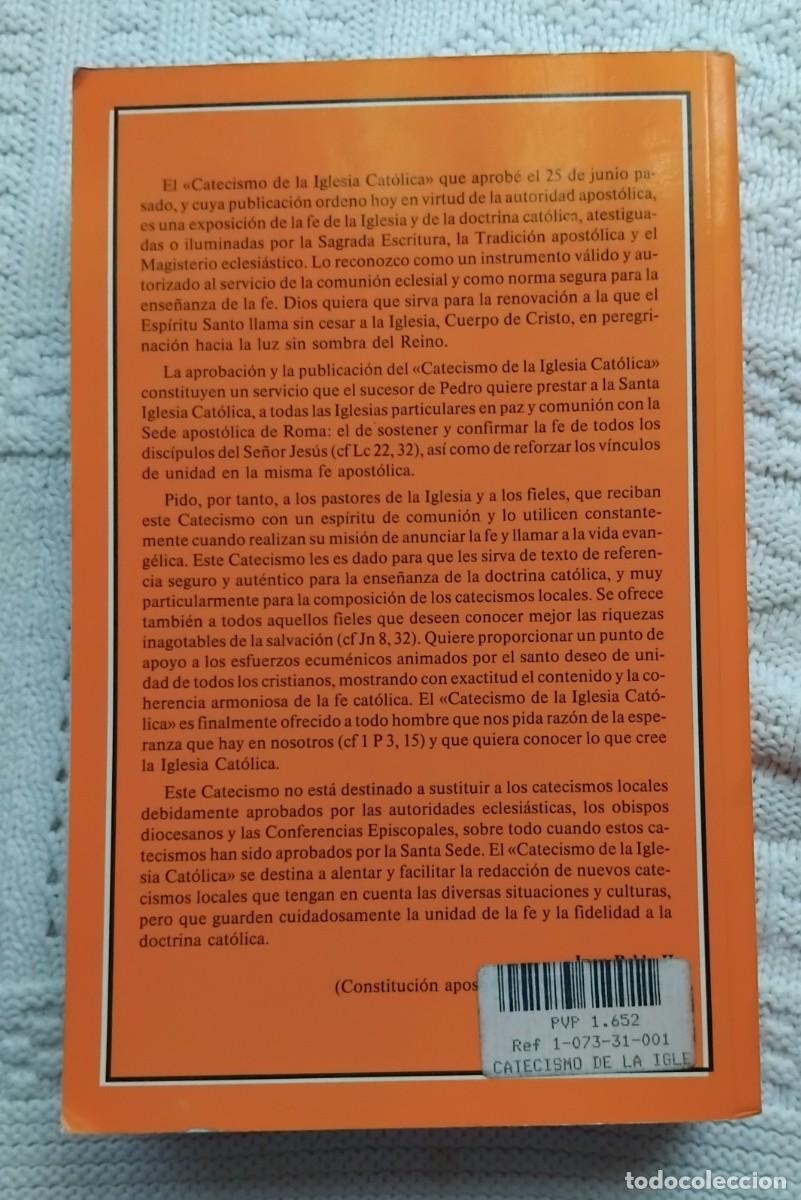 Libros de segunda mano: CATECISMO DE LA IGLESIA CATOLICA - Foto 4