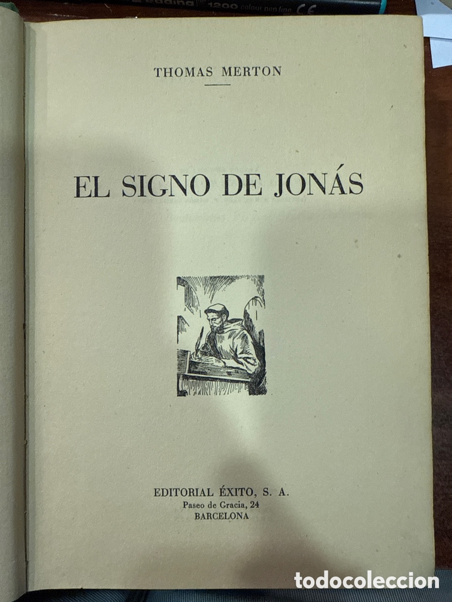 Libri di seconda mano: MERTON, Thomas. El signo de Jon&aacute;s