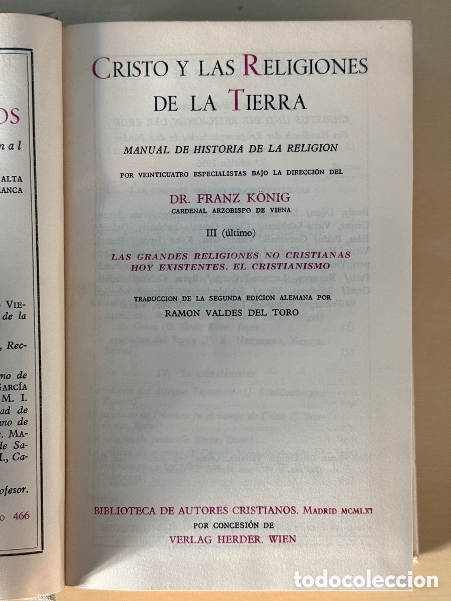 Libros de segunda mano: Cristo y las religiones de la tierra - Foto 3