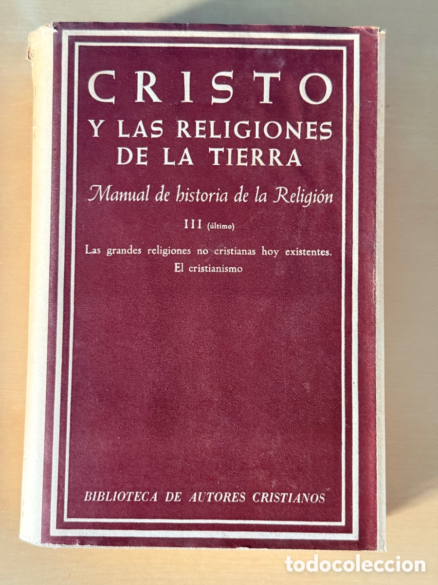 Libros de segunda mano: Cristo y las religiones de la tierra - Foto 1