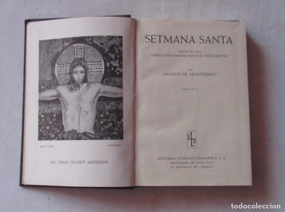 Libros de segunda mano: SEMANA SANTA - MONJOS DE MONTSERRAT - Foto 2