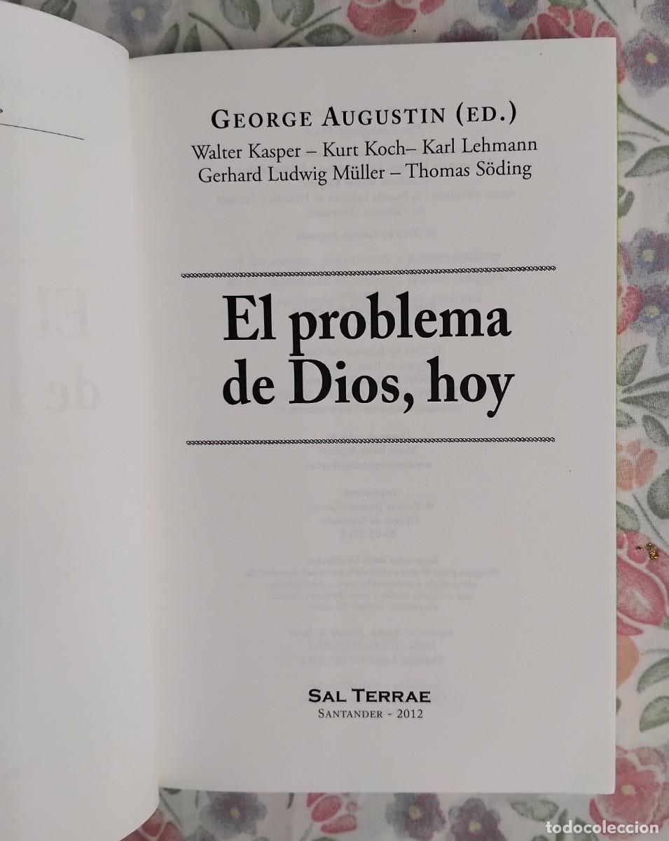 Libros de segunda mano: George Augustin (ed.) EL PROBLEMA DE DIOS, HOY - Foto 3