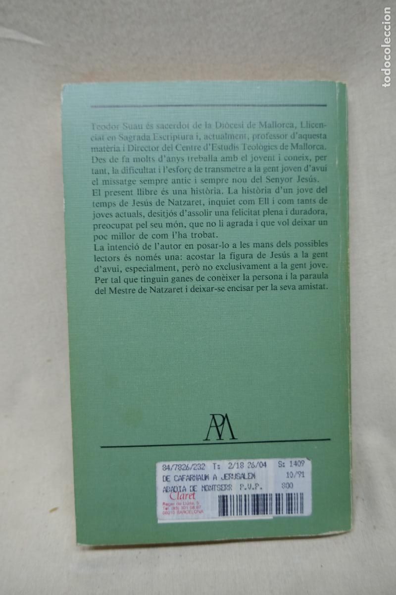 Libros de segunda mano: De Cafarna&uuml;m a Jerusalem - Teodor Suau - 1&ordf; edici&oacute; - Foto 12
