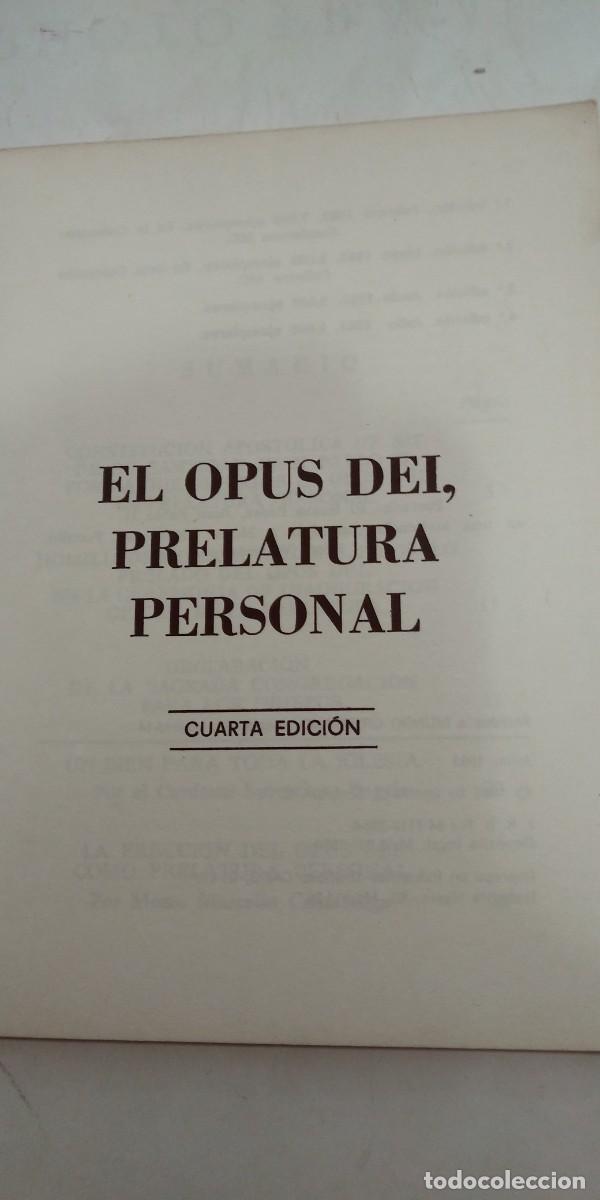 Libros de segunda mano: El Opus Dei, prelatura personal - Foto 2