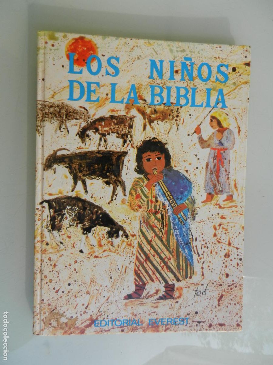 Second hand books: LOS NI&Ntilde;OS DE LA BIBLIA -LAGO TOIMIL. ILUSTRA: TEO - EVEREST GRAN FORMATO TAPA DURA-2000