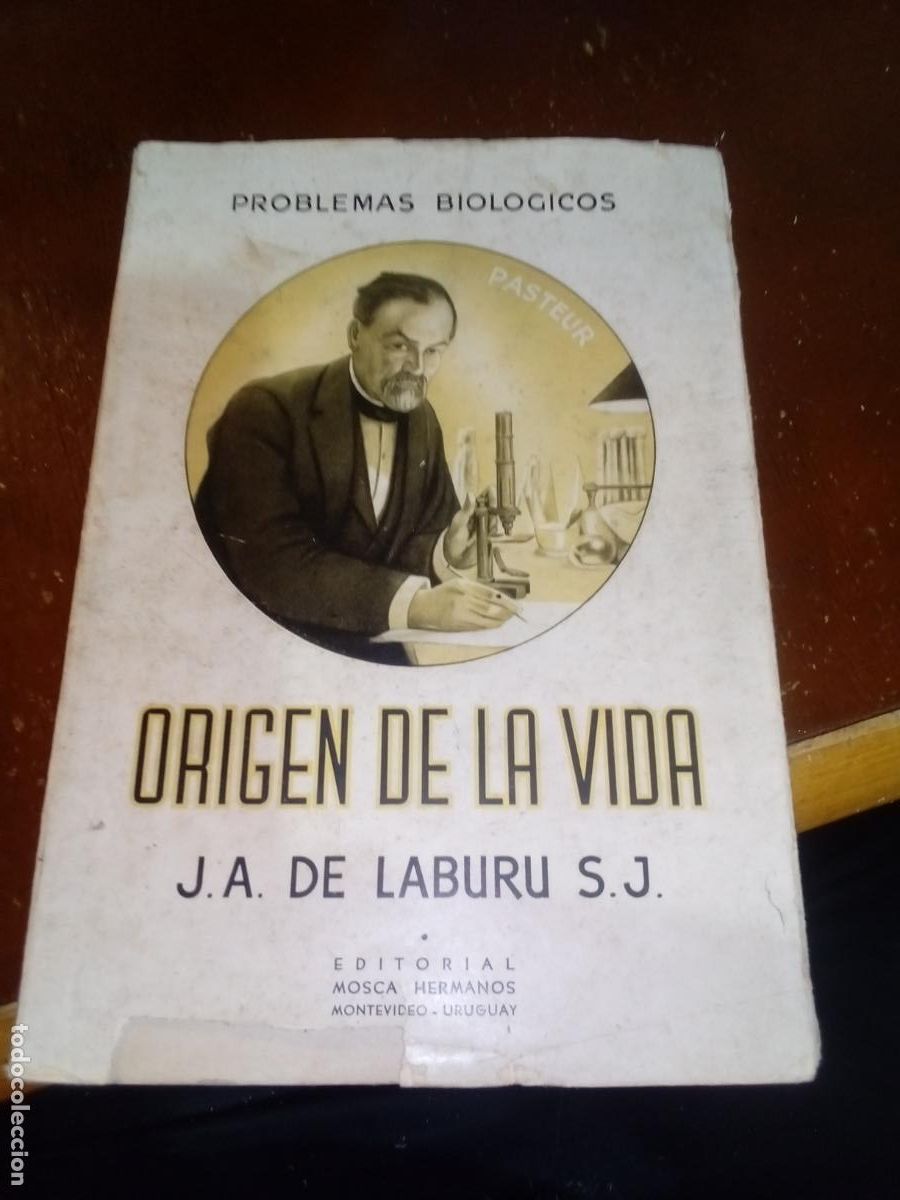 Libros de segunda mano: ORIGEN DE LA VIDA -PROBLEMAS BIOLOGICOS-J.A. DE LABURU- EDIT MOSCA HERMANOS-1943-MONTEVIDEO-URUGUAY