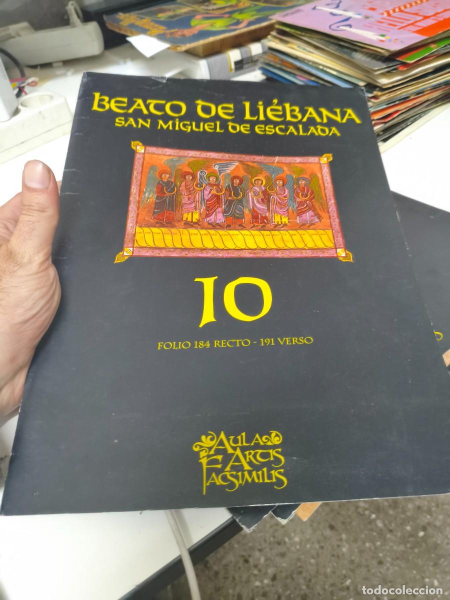 Libros de segunda mano: BEATO DE LIEBANA SAN MIGUEL DE ESCALADA. AULA ARTIS FACSIMILIS. FOLIO 10, 184 RECTO 191 VERSO