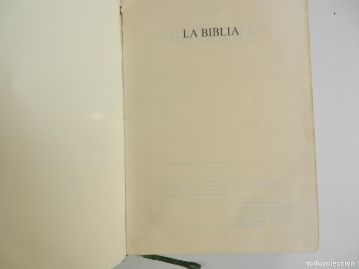 Libros de segunda mano: LA BIBLIA - CIRCULO DE LECTORES - EDICIONES GINER - 1972. - Foto 5