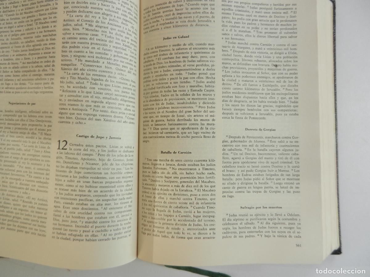 Libros de segunda mano: LA BIBLIA - CIRCULO DE LECTORES - EDICIONES GINER - 1972. - Foto 9