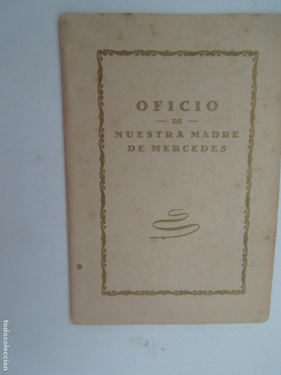 Libros de segunda mano: OFICIO DE NUESTRA MADRE DE MERCEDES. - Foto 1