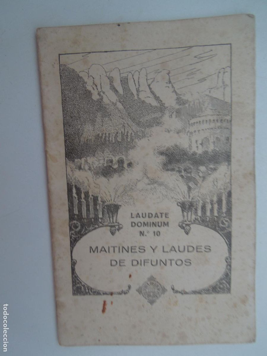 Second hand books: LAUDATE DOMINUM N&ordm; 10 - MAITINES Y LAUDES DE DIFUNTOS - EDITORIAL BALMES.