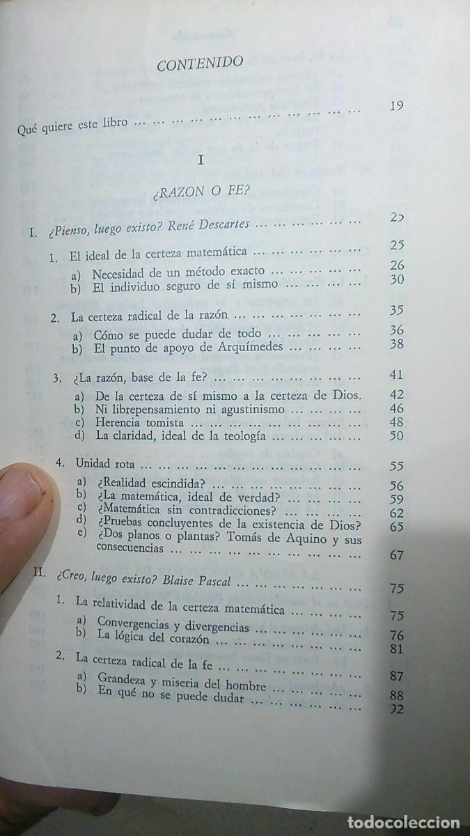 Libros de segunda mano: &iquest;EXISTE DIOS? HANS K&Uuml;NG. 4a EDICI&Oacute;N 1979 - Foto 5