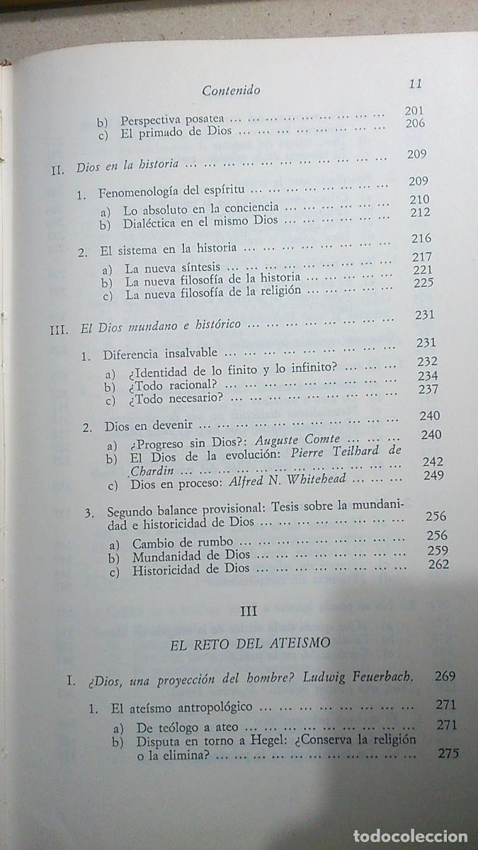 Libros de segunda mano: &iquest;EXISTE DIOS? HANS K&Uuml;NG. 4a EDICI&Oacute;N 1979 - Foto 7