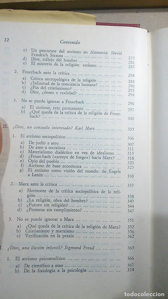Libros de segunda mano: &iquest;EXISTE DIOS? HANS K&Uuml;NG. 4a EDICI&Oacute;N 1979 - Foto 8