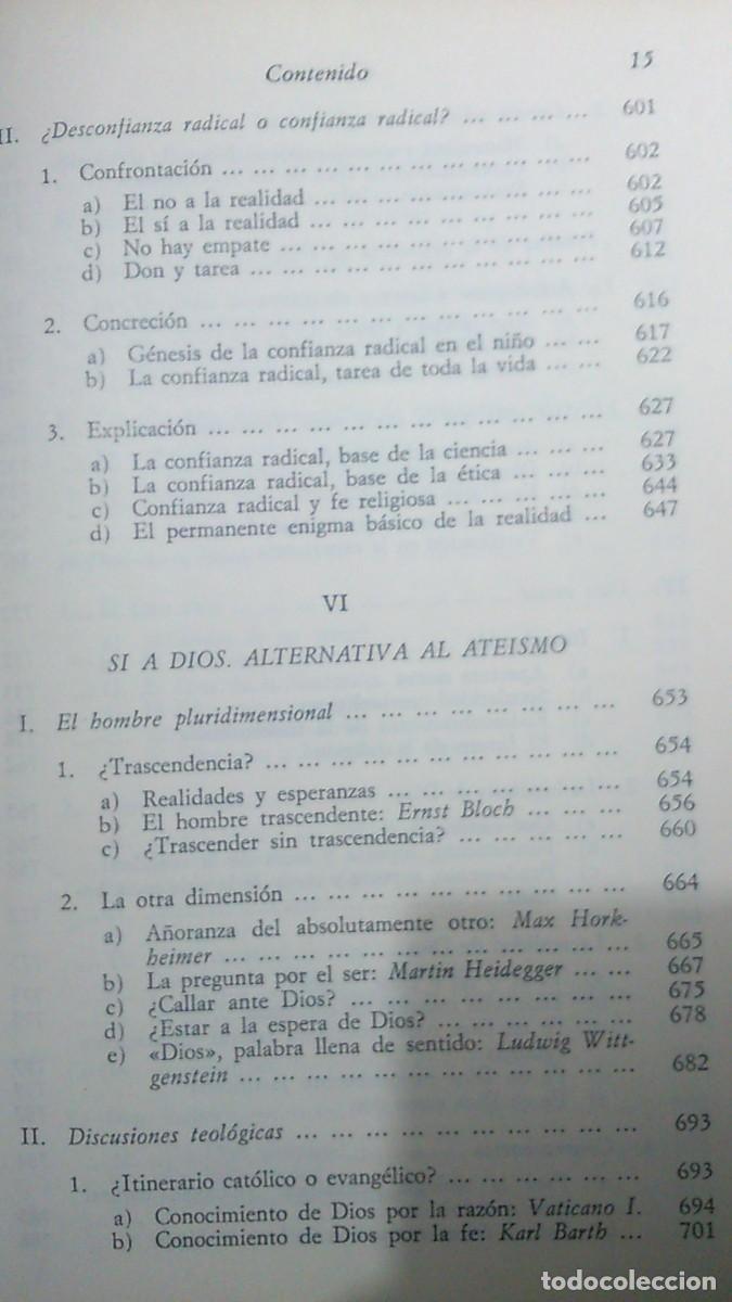 Libros de segunda mano: &iquest;EXISTE DIOS? HANS K&Uuml;NG. 4a EDICI&Oacute;N 1979 - Foto 11