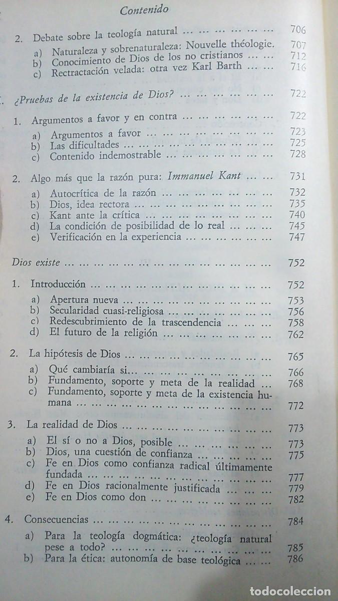 Libros de segunda mano: &iquest;EXISTE DIOS? HANS K&Uuml;NG. 4a EDICI&Oacute;N 1979 - Foto 12