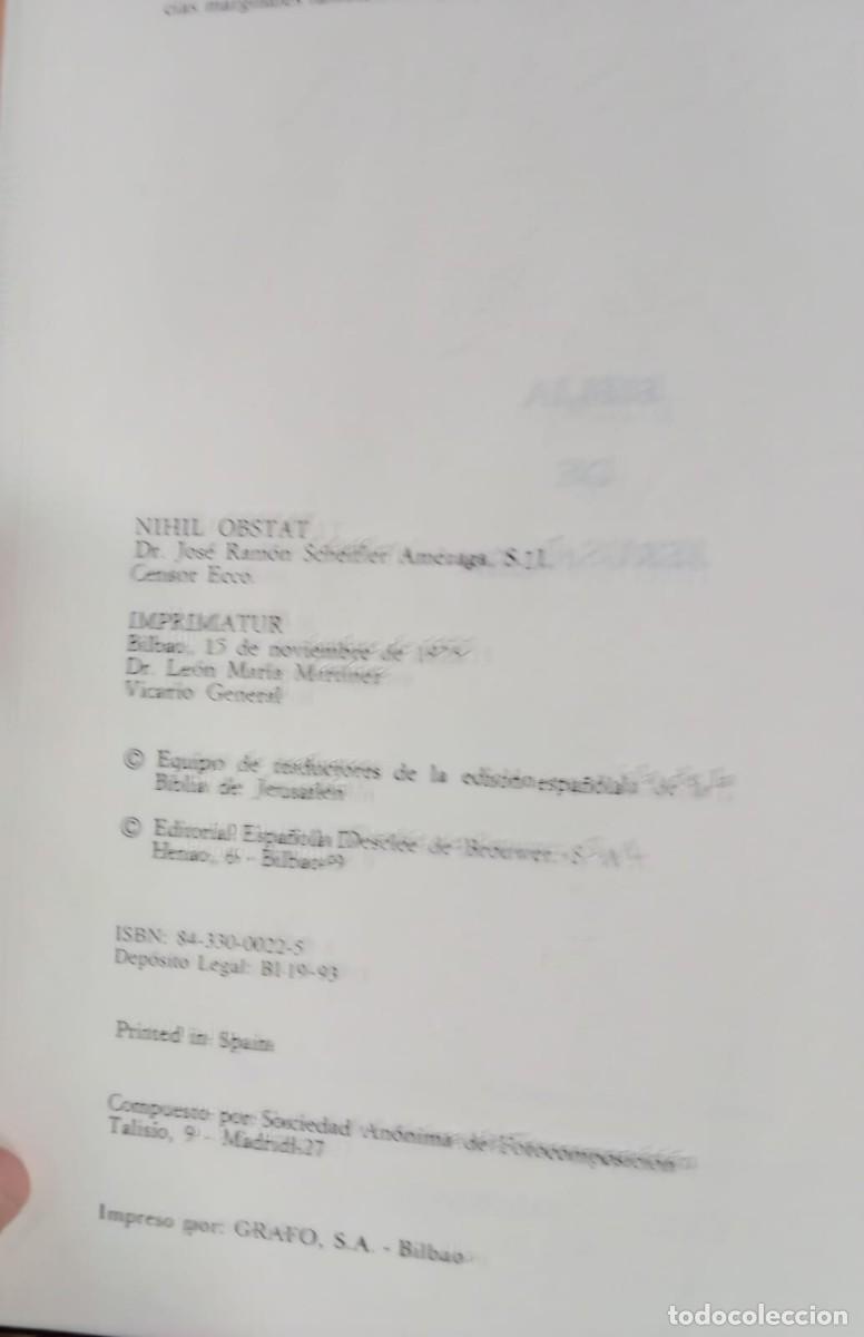 Libros de segunda mano: BIBLIA DE JERUSALEN CON ESTUCHE - Foto 4