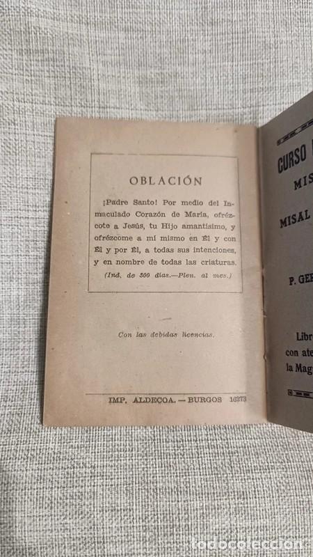 Libros de segunda mano: Misa Dialogada (RDO.. P. Germ&aacute;n Prado) - Foto 6