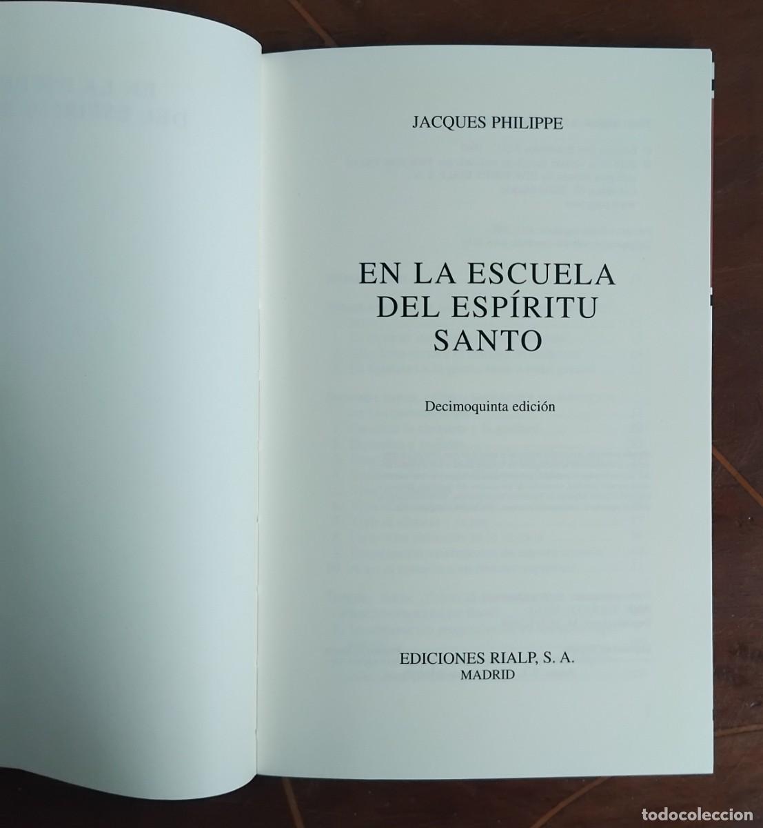 Libros de segunda mano: Jacques Philippe EN LA ESCUELA DEL ESP&Iacute;RITU SANTO - Foto 3