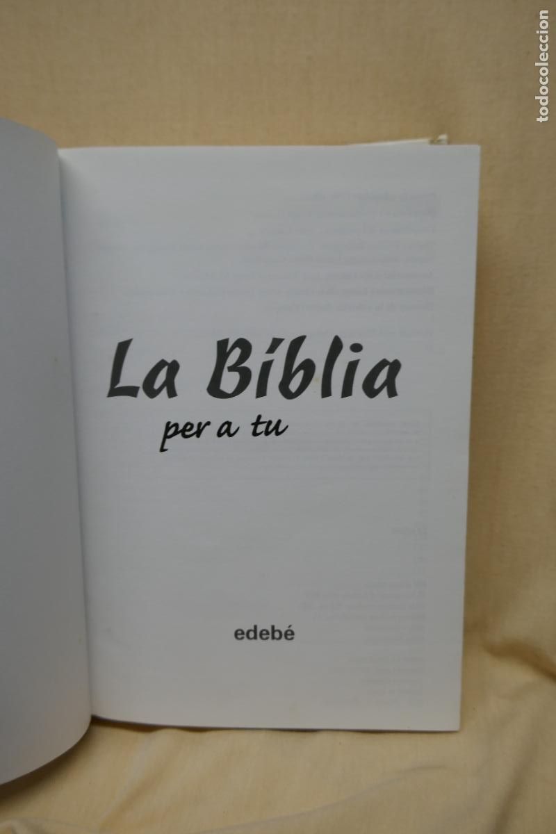 Libros de segunda mano: La biblia per a tu - Edit. Edebe - Foto 7