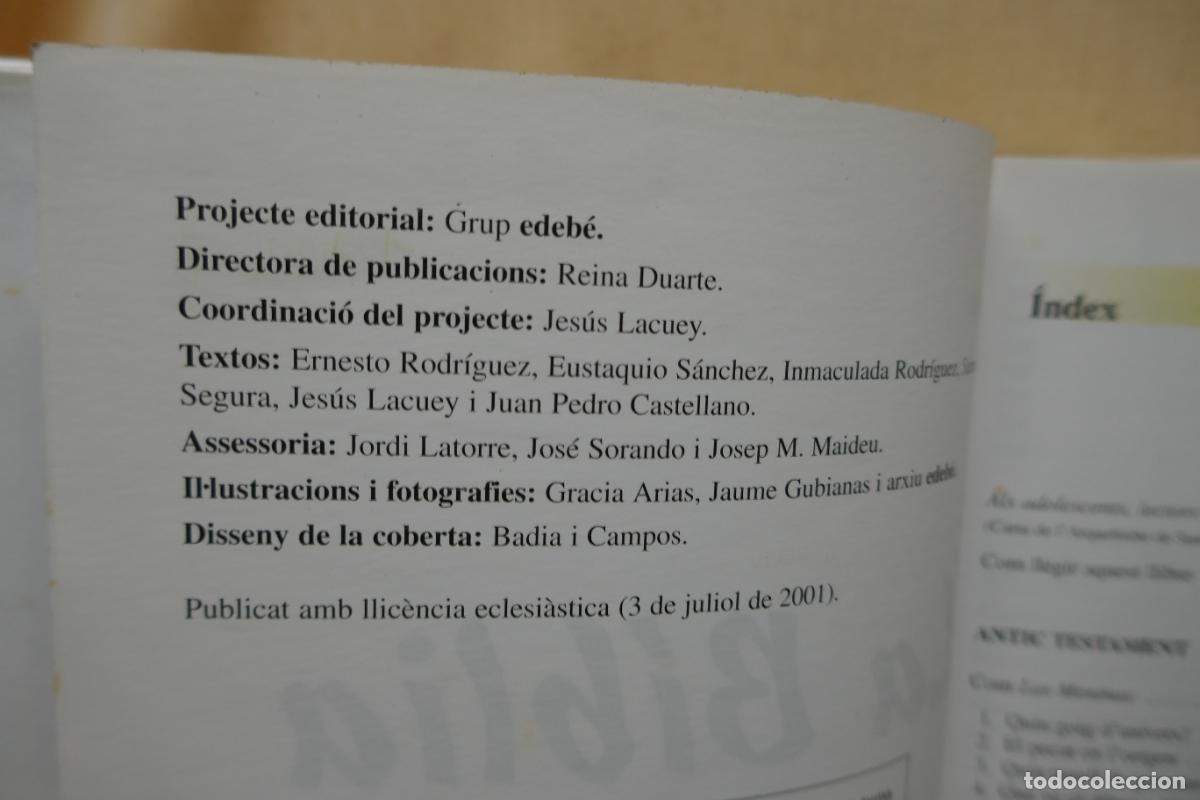Libros de segunda mano: La biblia per a tu - Edit. Edebe - Foto 8