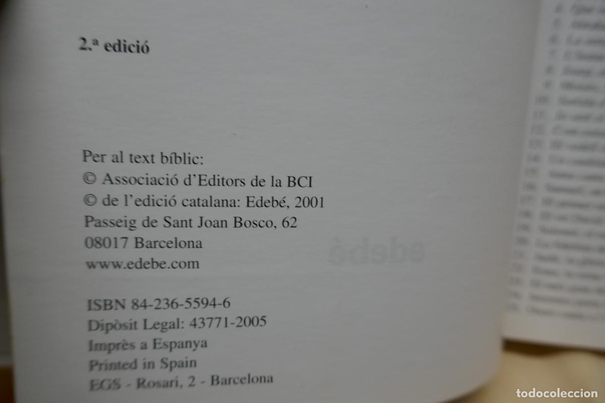 Libros de segunda mano: La biblia per a tu - Edit. Edebe - Foto 9