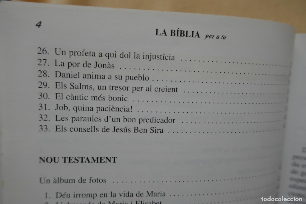 Libros de segunda mano: La biblia per a tu - Edit. Edebe - Foto 12