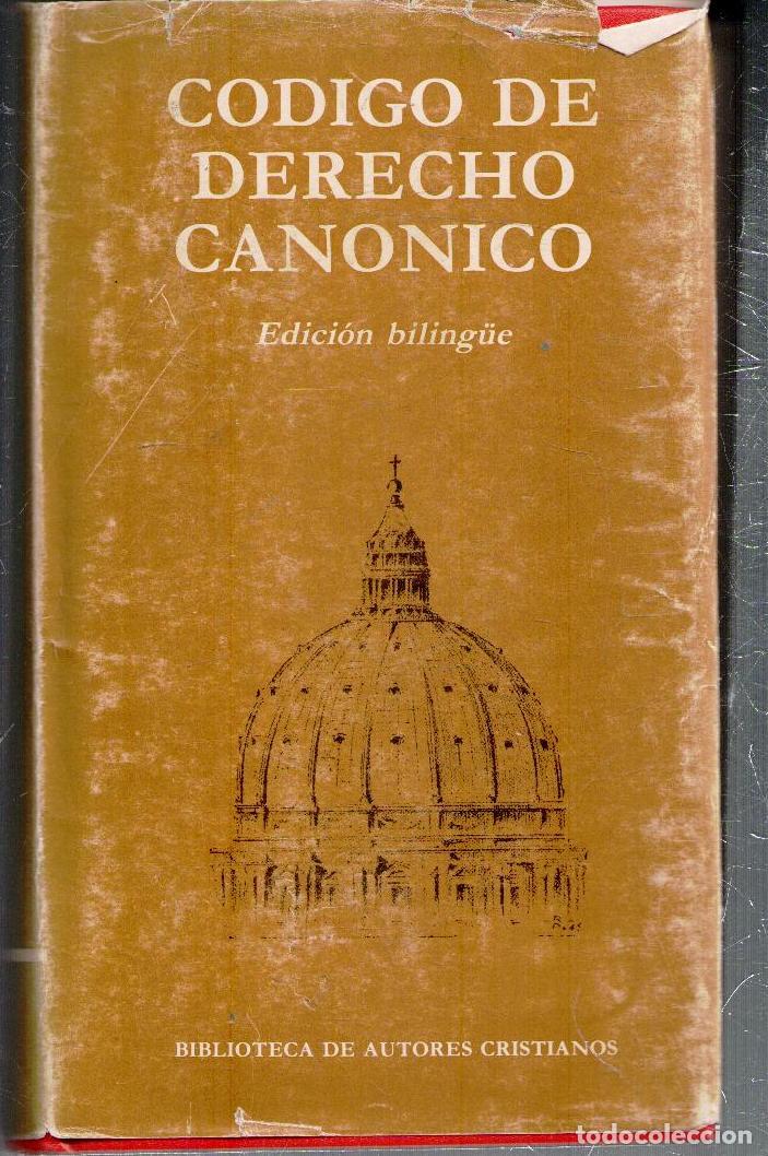 Libros de segunda mano: C&oacute;digo de derecho can&oacute;nico. Edici&oacute;n Biling&uuml;e. BAC - Foto 1