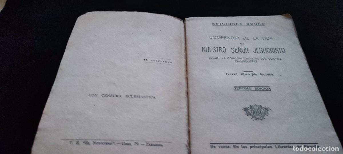 Libros de segunda mano: Libro Vida de Nuestro Se&ntilde;or Jesucristo Ediciones Bru&ntilde;o - Foto 2