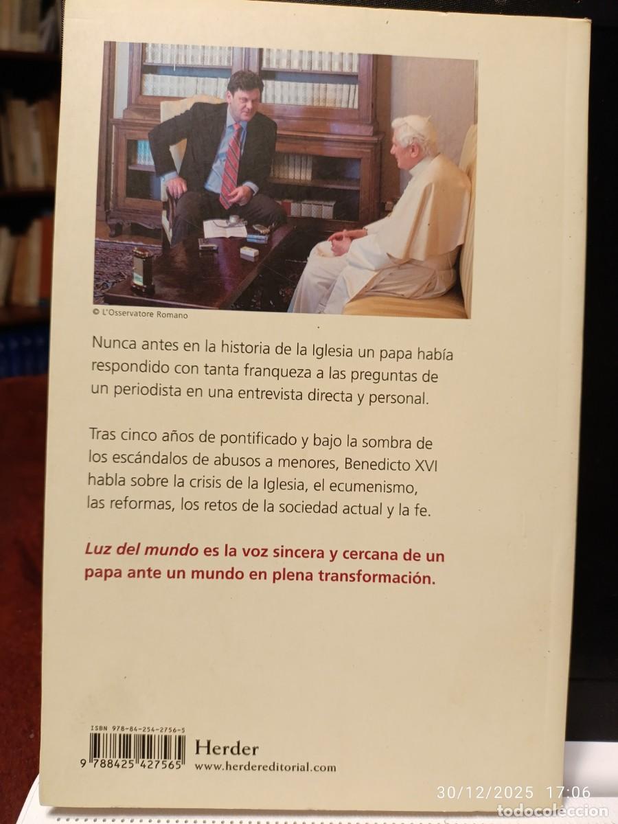 Libros de segunda mano: Luz del mundo. Benedicto XVI - Foto 2