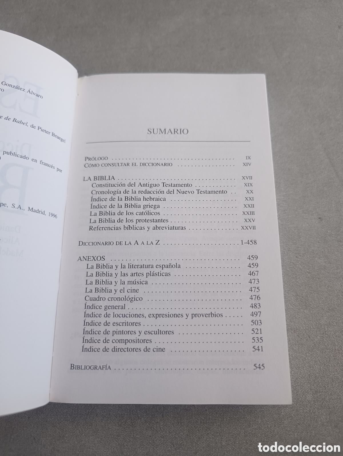Libros de segunda mano: Diccionario de la Biblia - ESPASA - Foto 5