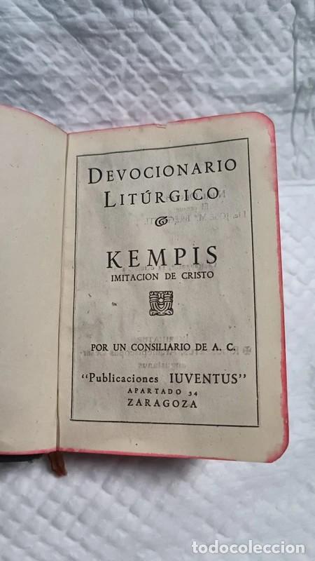 Libros de segunda mano: Devocionario Lit&uacute;rgico (Kempis) A&ntilde;o 1941 - Foto 1