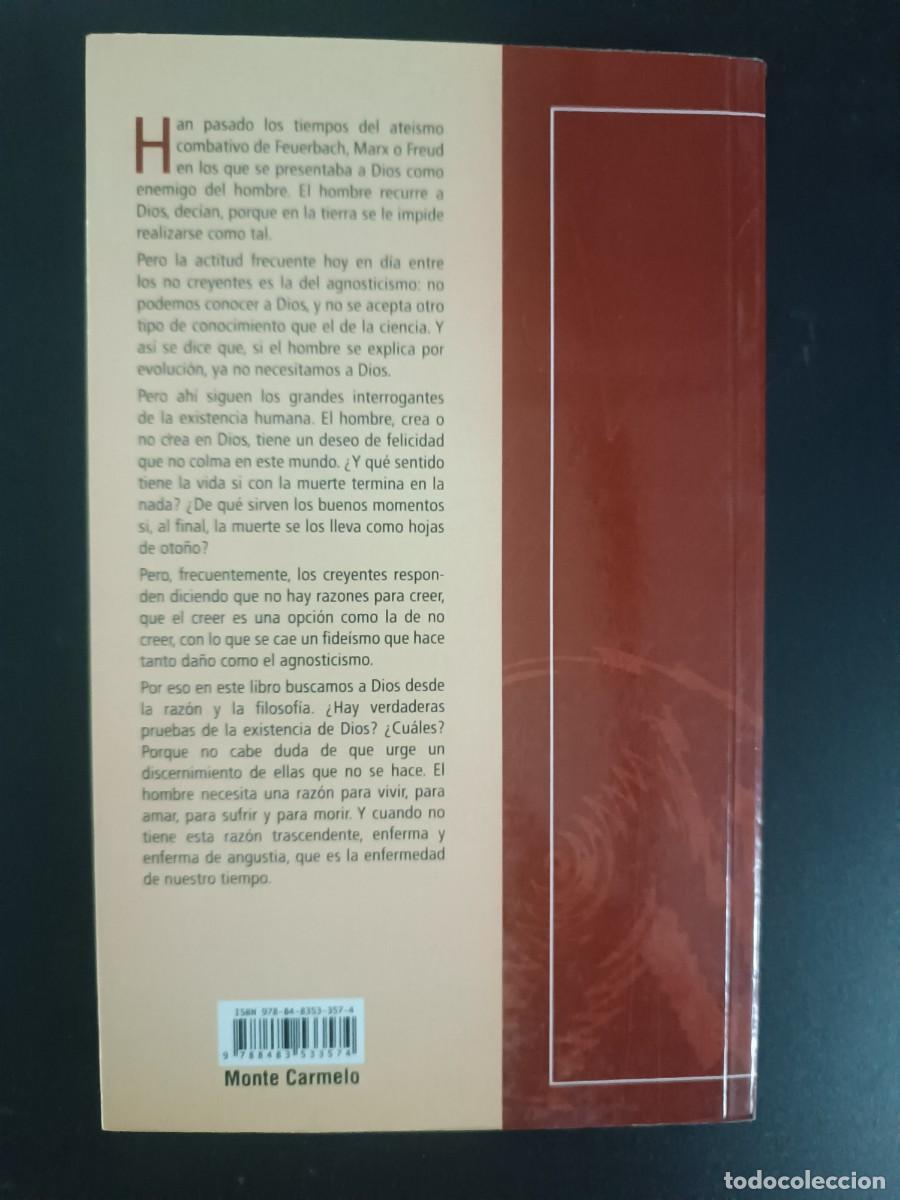 Libros de segunda mano: Dios existe Jos&eacute; Antonio Say&eacute;s - Foto 2