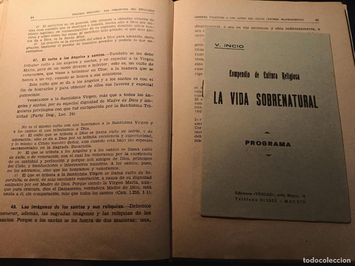 Libros de segunda mano: Compendio de religi&oacute;n. 3 tomos - Foto 5