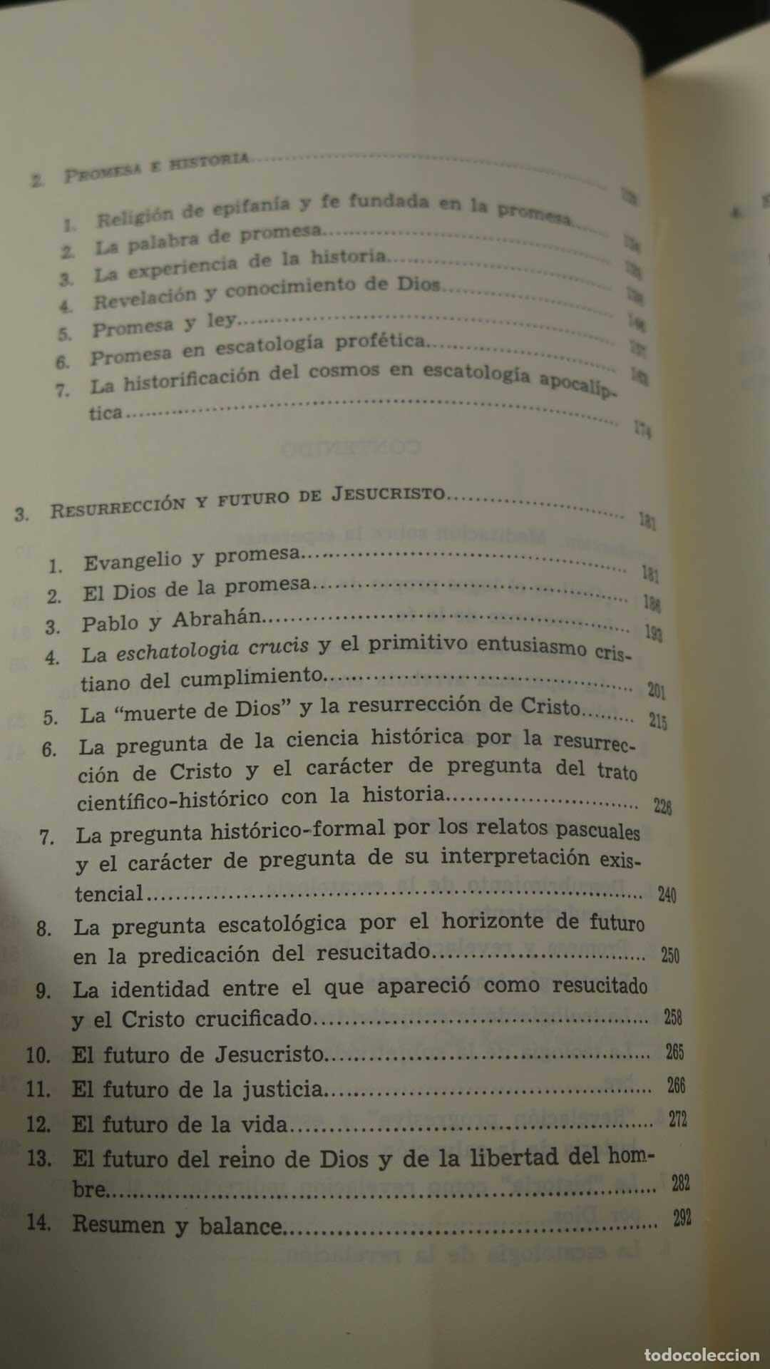 Libros de segunda mano: J&Uuml;RGEN MOLTMANN TEOLOGIA DE LA ESPERANZA - Foto 3