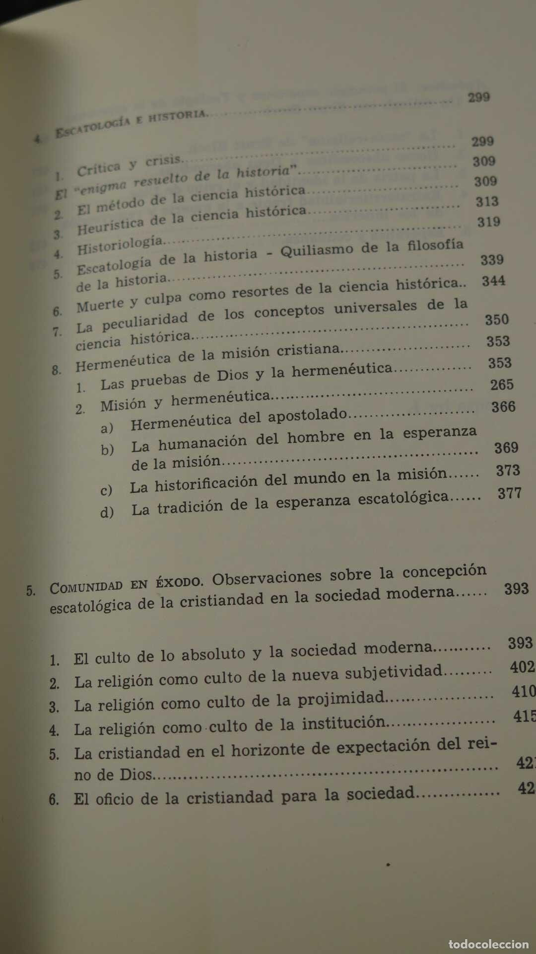 Libros de segunda mano: J&Uuml;RGEN MOLTMANN TEOLOGIA DE LA ESPERANZA - Foto 4