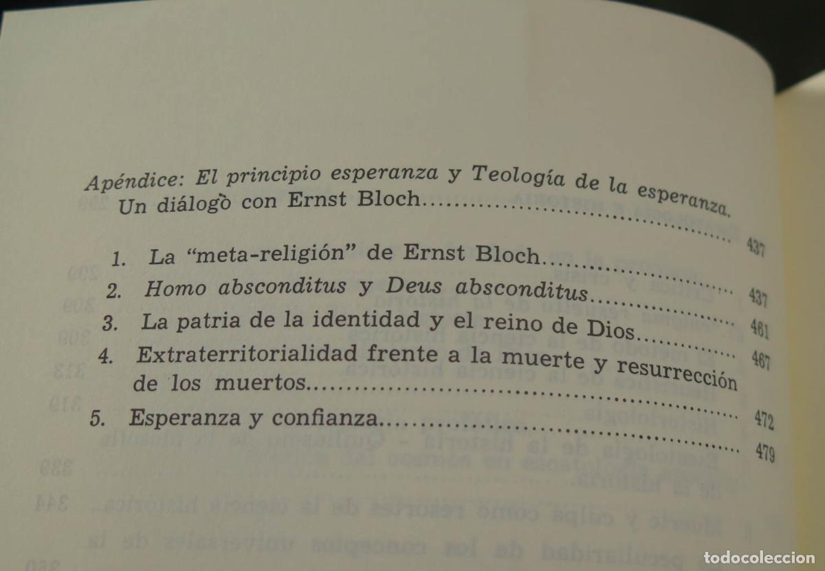 Libros de segunda mano: J&Uuml;RGEN MOLTMANN TEOLOGIA DE LA ESPERANZA - Foto 5