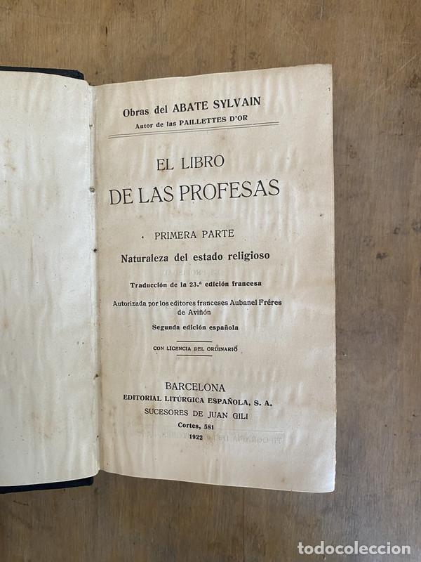 Libri di seconda mano: El libro de las profesas - Abate Sylvain