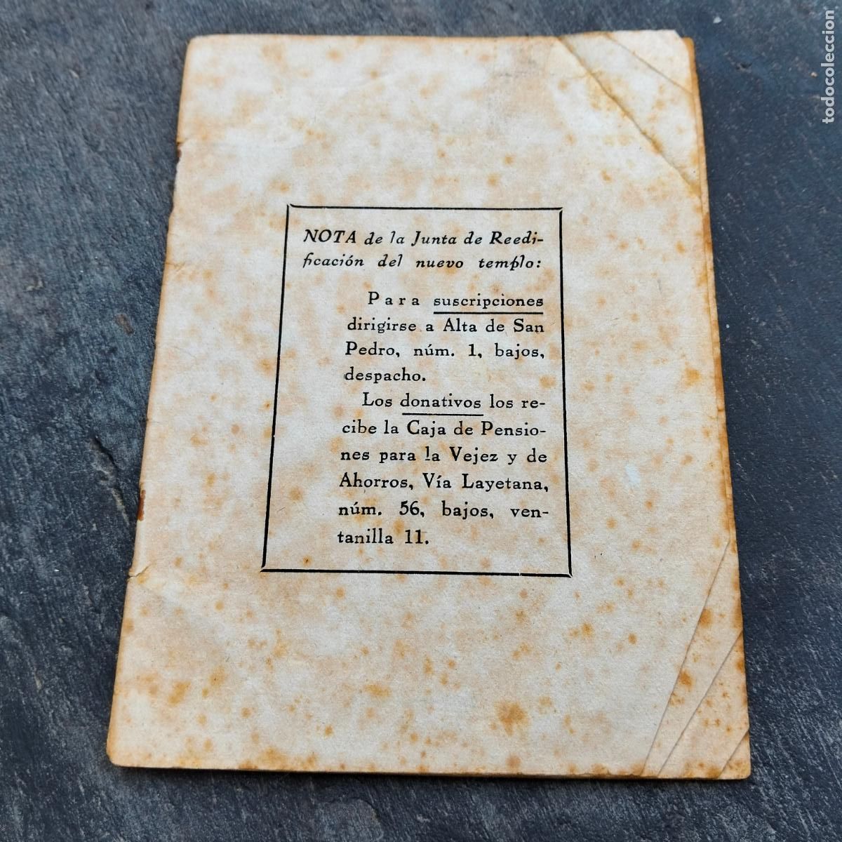 Gebrauchte B&uuml;cher: Alocucion reverendo doctor D Joaqu&iacute;n Masdexexart Pbro San Francisco de Paula 1941 a&ntilde;os 40 1&ordf; piedra