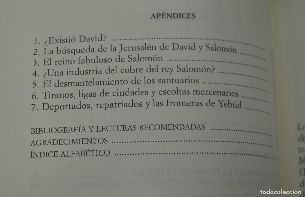 Libros de segunda mano: DAVID Y SALOMON. FINKELSTEIN/SILBERMAN. - Foto 3