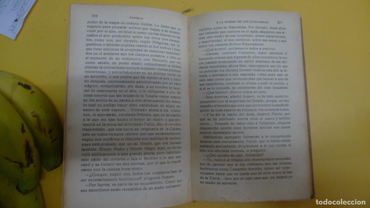 Libros de segunda mano: Fabiola o la iglesia de las Catacumbas - Wiseman - Foto 5