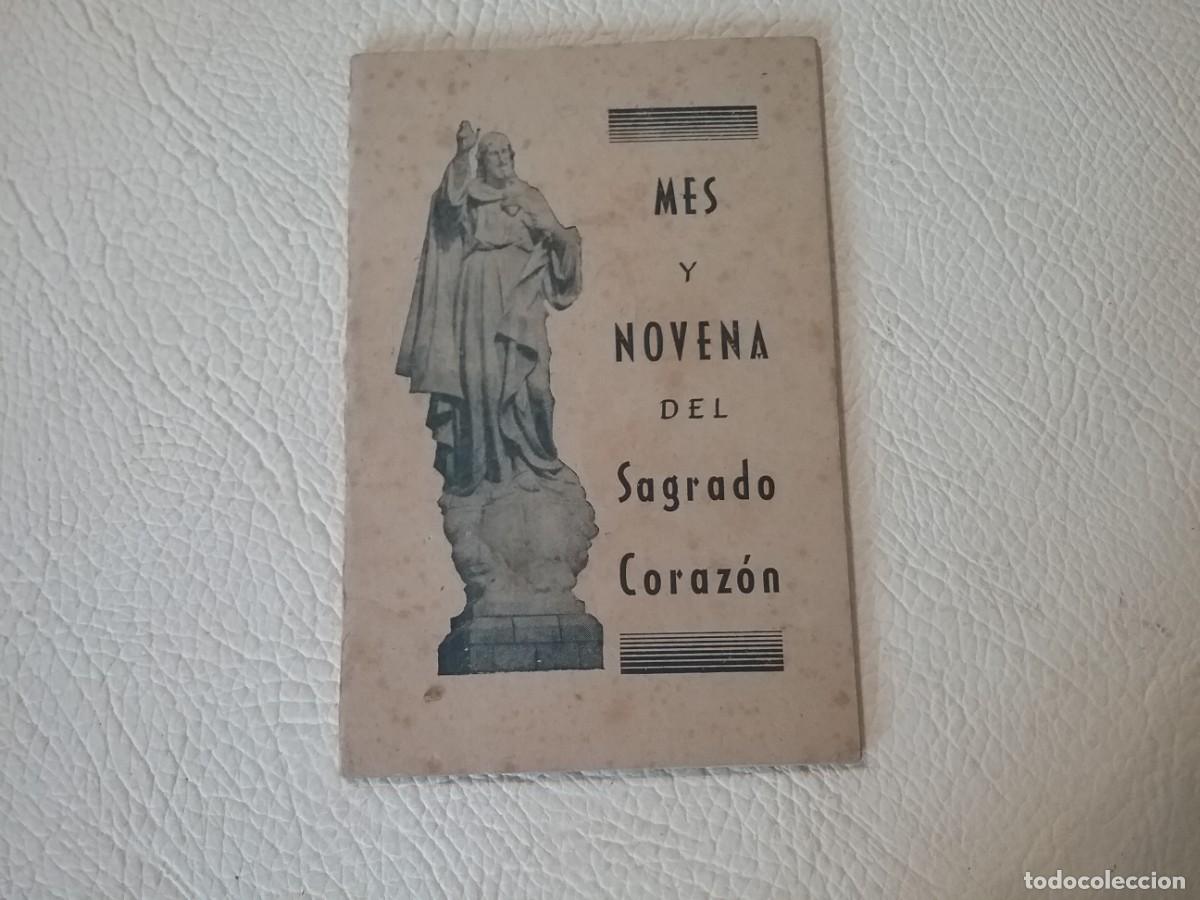 Libros de segunda mano: MES Y NOVENA SAGRADO CORAZON