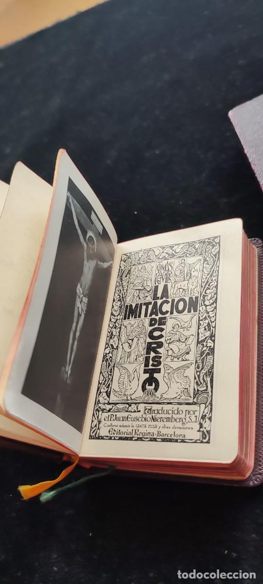 Libros de segunda mano: Facs&iacute;mil de La imitaci&oacute;n de Cristo de Tomas de Kempis Editorial Regina Barcelona a&ntilde;o 1949