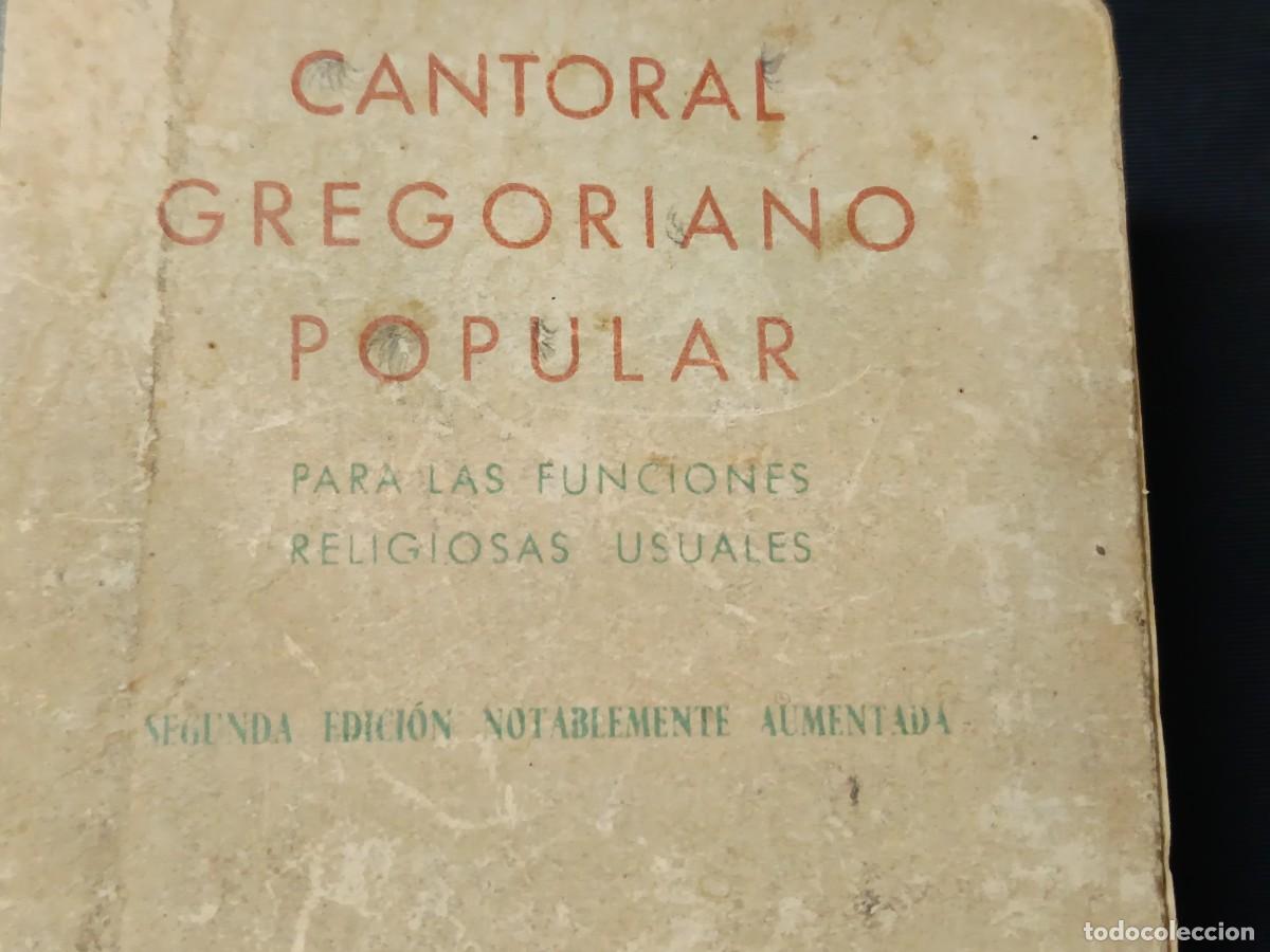 Libros de segunda mano: CANTORAL GREGORIANO POPULAR - Foto 7