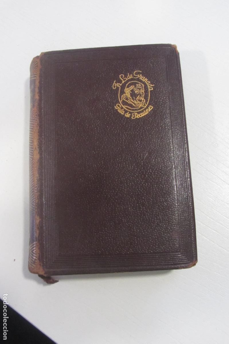 Second hand books: Libro antiguo Fray Luis de Granada Gu&iacute;a de Pecadores Colecci&oacute;n Joya Aguilar 1962 ARX219